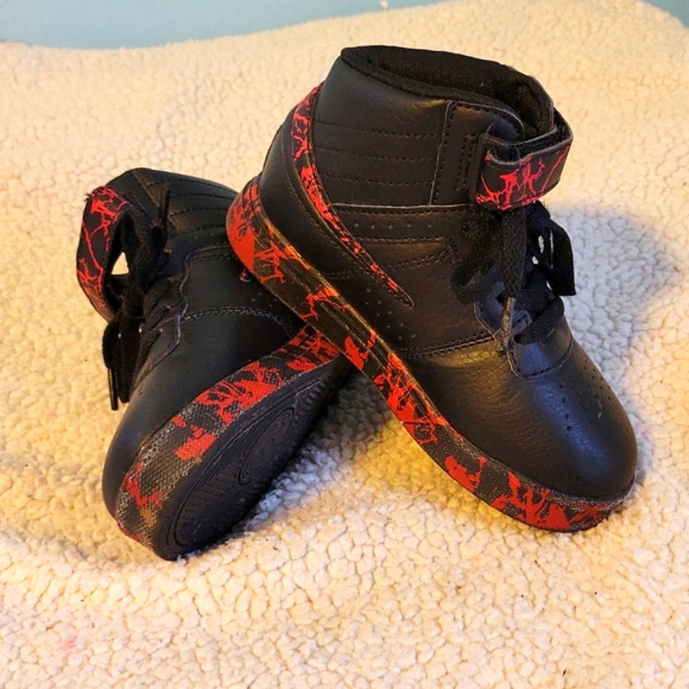 Fila Vulc 13 Mashup High-Top Sneakers Little Boy's Size 10